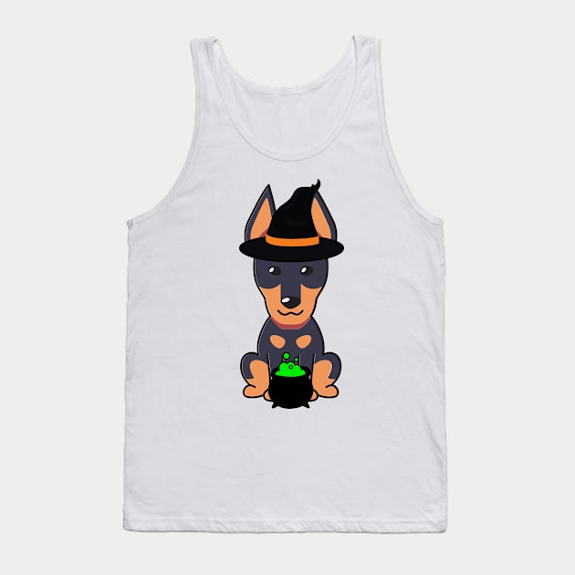 Cute guard dog is a witch Tank Top by Pet Station